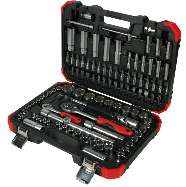 108PC 1/4" & 1/2"DR. SOCKET SET (MM) - Tien-I