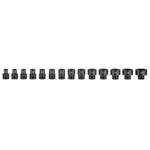 1/4"DR. 13PC Hex Shape Stubby Impact Socket Set