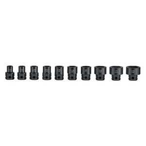 1/4"DR. Hex Shape Stubby Impact Socket Set